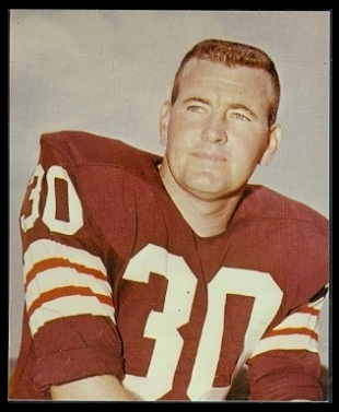 Bernie Parrish 1964 Kahns football card