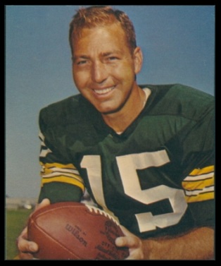 Bart Starr 1964 Kahns football card