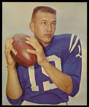 John Unitas 1964 Kahns football card