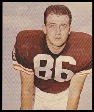 Gary Collins 1964 Kahns football card