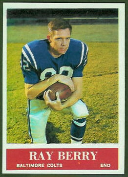 Raymond Berry 1964 Philadelphia football card
