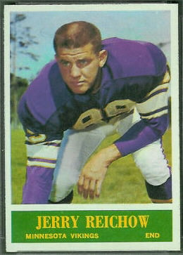 Jerry Reichow 1964 Philadelphia football card