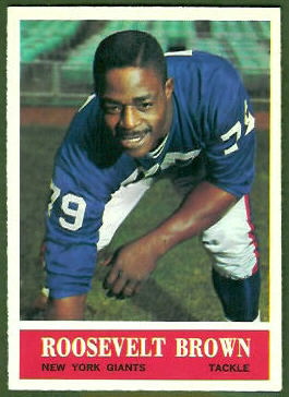 Roosevelt Brown 1964 Philadelphia football card