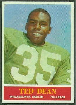 Ted Dean 1964 Philadelphia football card