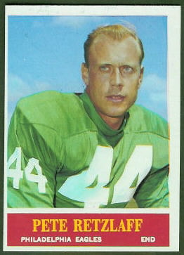 Pete Retzlaff 1964 Philadelphia football card
