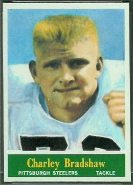 Charlie Bradshaw 1964 Philadelphia football card