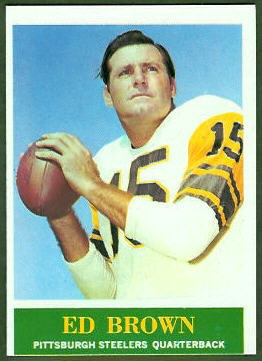 Ed Brown 1964 Philadelphia football card