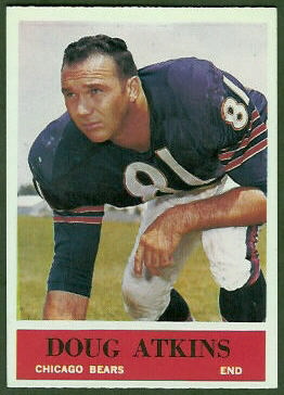 Doug Atkins 1964 Philadelphia football card