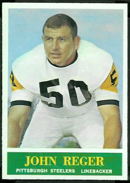 John Reger 1964 Philadelphia football card