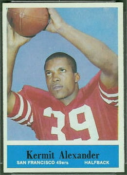 Kermit Alexander 1964 Philadelphia football card