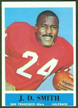 J.D. Smith 1964 Philadelphia football card