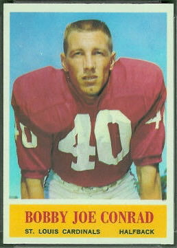 Bobby Joe Conrad 1964 Philadelphia football card