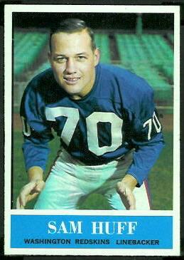 Sam Huff 1964 Philadelphia football card Sam Huff 1964 Philadelphia football card