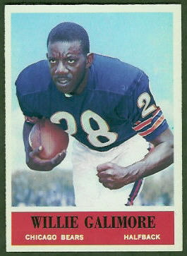 Willie Galimore 1964 Philadelphia football card Willie Galimore 1964 Philadelphia football card