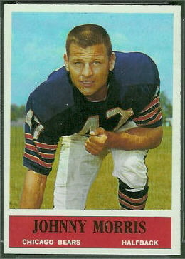 Johnny Morris 1964 Philadelphia football card Johnny Morris 1964 Philadelphia football card