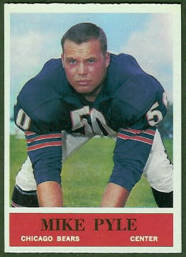 Mike Pyle 1964 Philadelphia football card