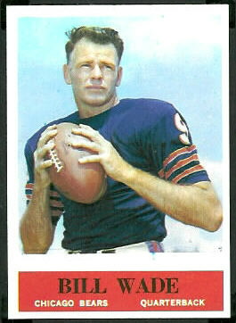 Bill Wade 1964 Philadelphia football card