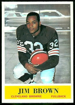 Jim Brown 1964 Philadelphia football card