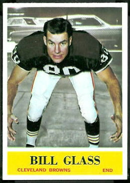 Bill Glass 1964 Philadelphia football card