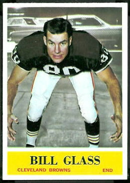 Bill Glass 1964 Philadelphia football card Bill Glass 1964 Philadelphia football card