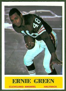 Ernie Green 1964 Philadelphia football card
