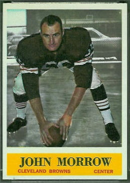 John Morrow 1964 Philadelphia football card