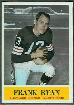 Frank Ryan 1964 Philadelphia football card