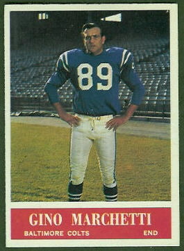 Gino Marchetti 1964 Philadelphia football card