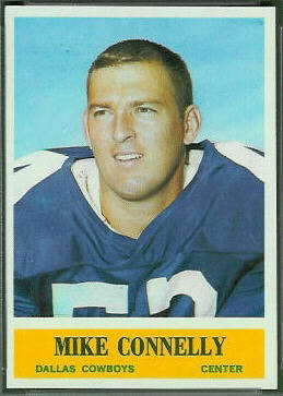 Mike Connelly 1964 Philadelphia football card