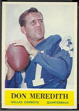 Don Meredith 1964 Philadelphia football card