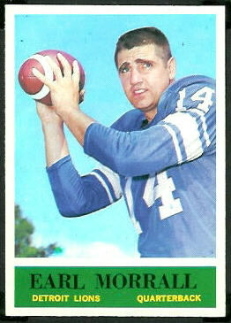 Earl Morrall 1964 Philadelphia football card