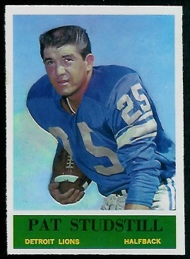 Pat Studstill 1964 Philadelphia football card