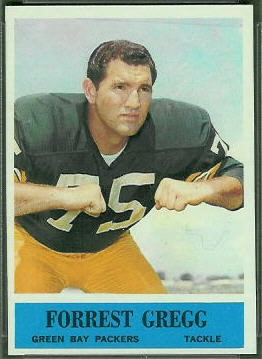 Forrest Gregg 1964 Philadelphia football card