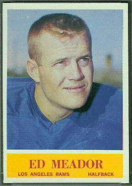 Ed Meador 1964 Philadelphia football card