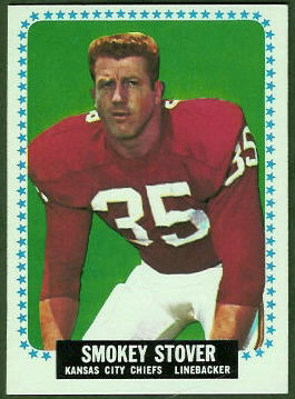 Smokey Stover 1964 Topps football card