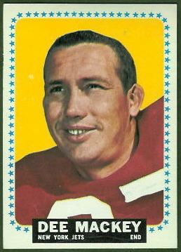 Dee Mackey 1964 Topps football card