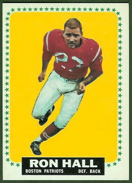 Ron Hall 1964 Topps football card Ron Hall 1964 Topps football card