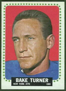 Bake Turner 1964 Topps football card