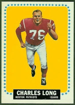 Charles Long 1964 Topps football card