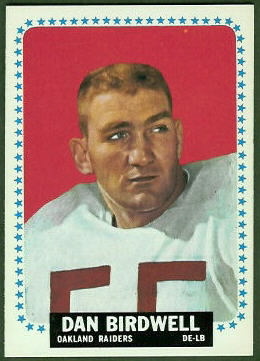 Dan Birdwell 1964 Topps football card Dan Birdwell 1964 Topps football card