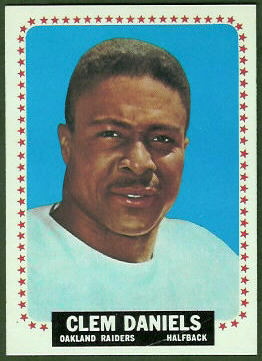 Clem Daniels 1964 Topps football card