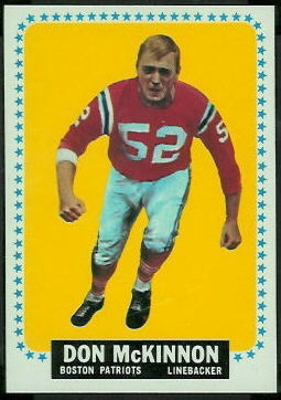 Don McKinnon 1964 Topps football card