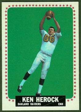 Ken Herock 1964 Topps football card