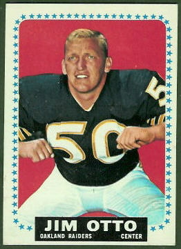 Jim Otto 1964 Topps football card