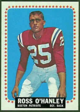 Ross O'Hanley 1964 Topps football card