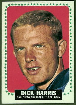 Dick Harris 1964 Topps football card