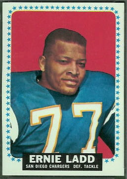 Ernie Ladd 1964 Topps football card