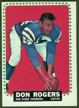 Don Rogers 1964 Topps football card