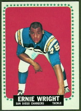 Ernie Wright 1964 Topps football card