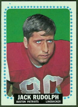Jack Rudolph 1964 Topps football card